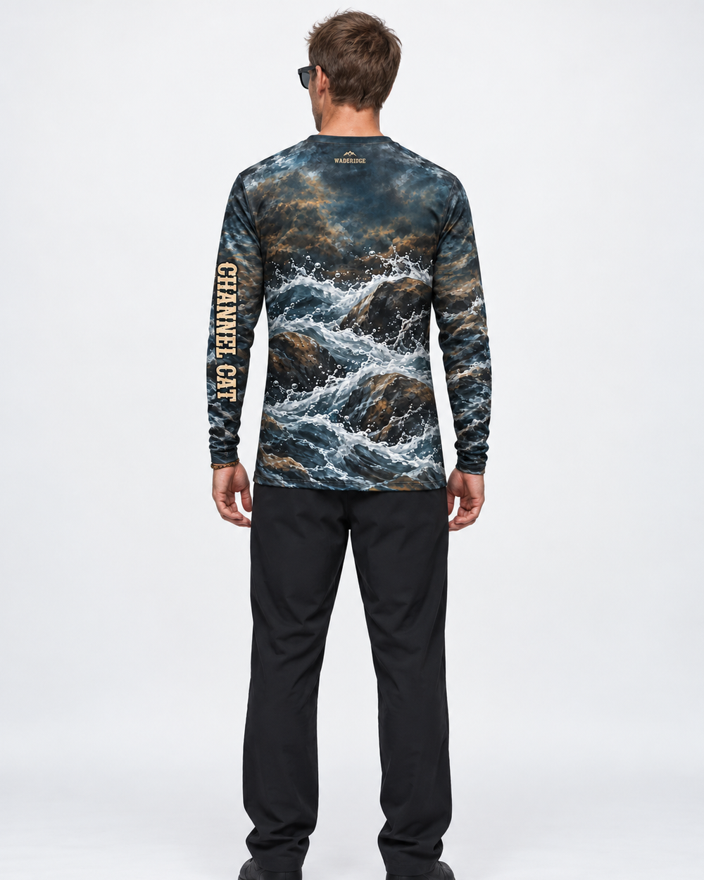 Catching 'Em Channel Cat long sleeve sun shirt