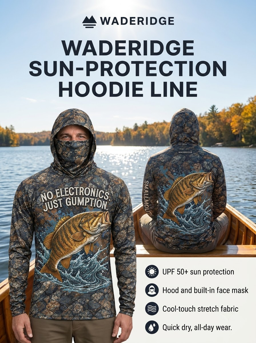 Gumption Smallmouth Camo gaiter hoodie