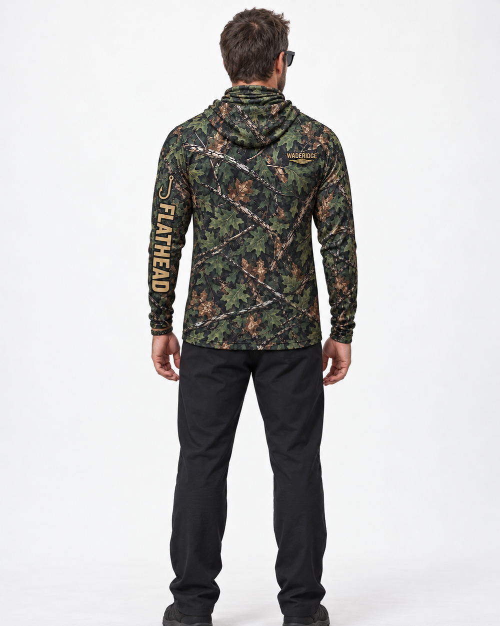 Nothing Over 20 Flathead gaiter hoodie
