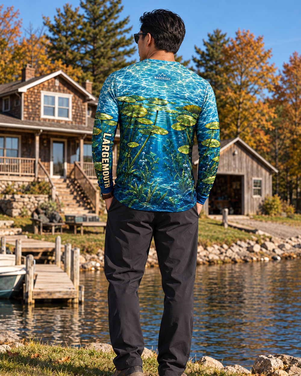Bank Fisherman Largemouth long sleeve sun shirt