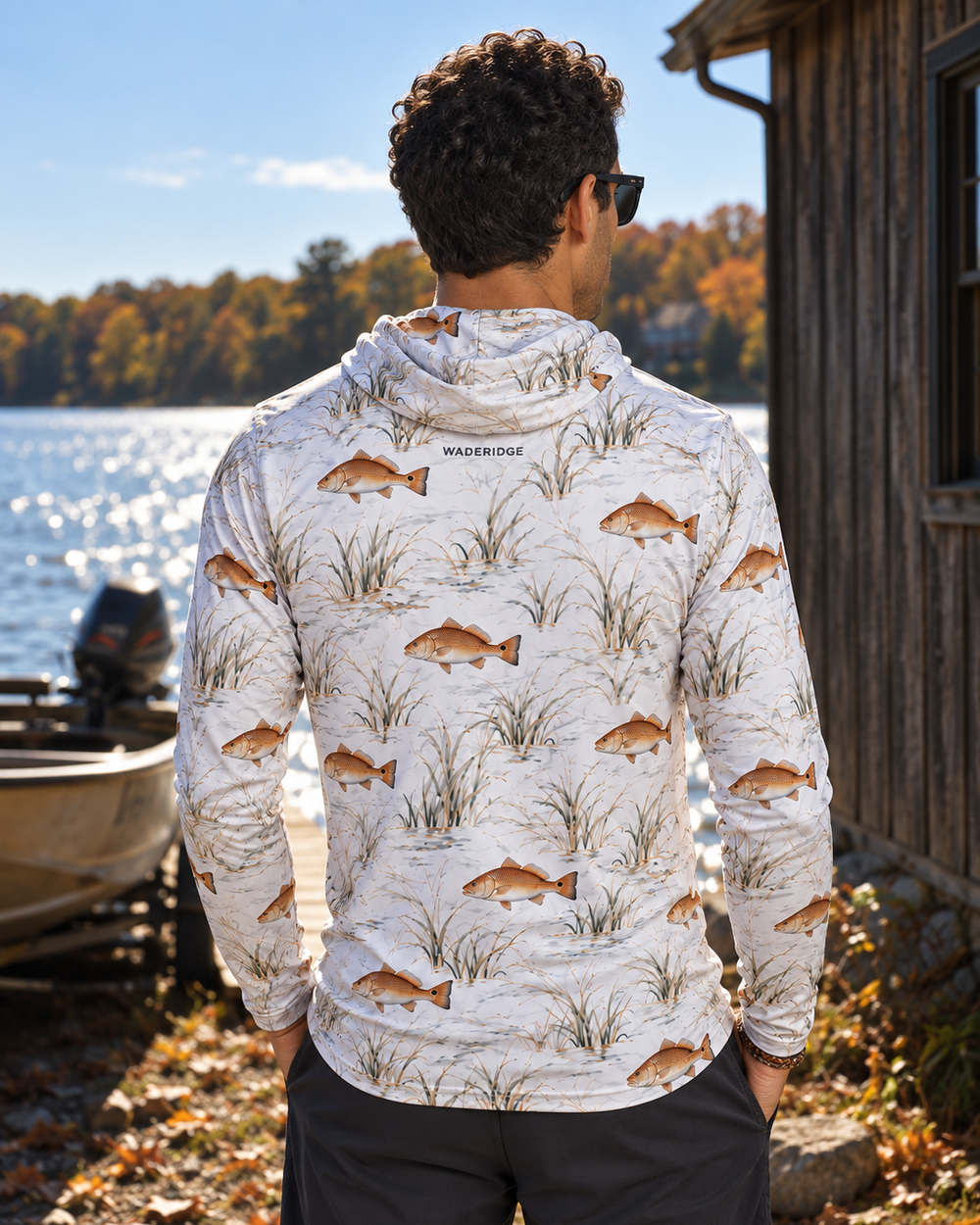 Redfish Marsh gaiter hoodie