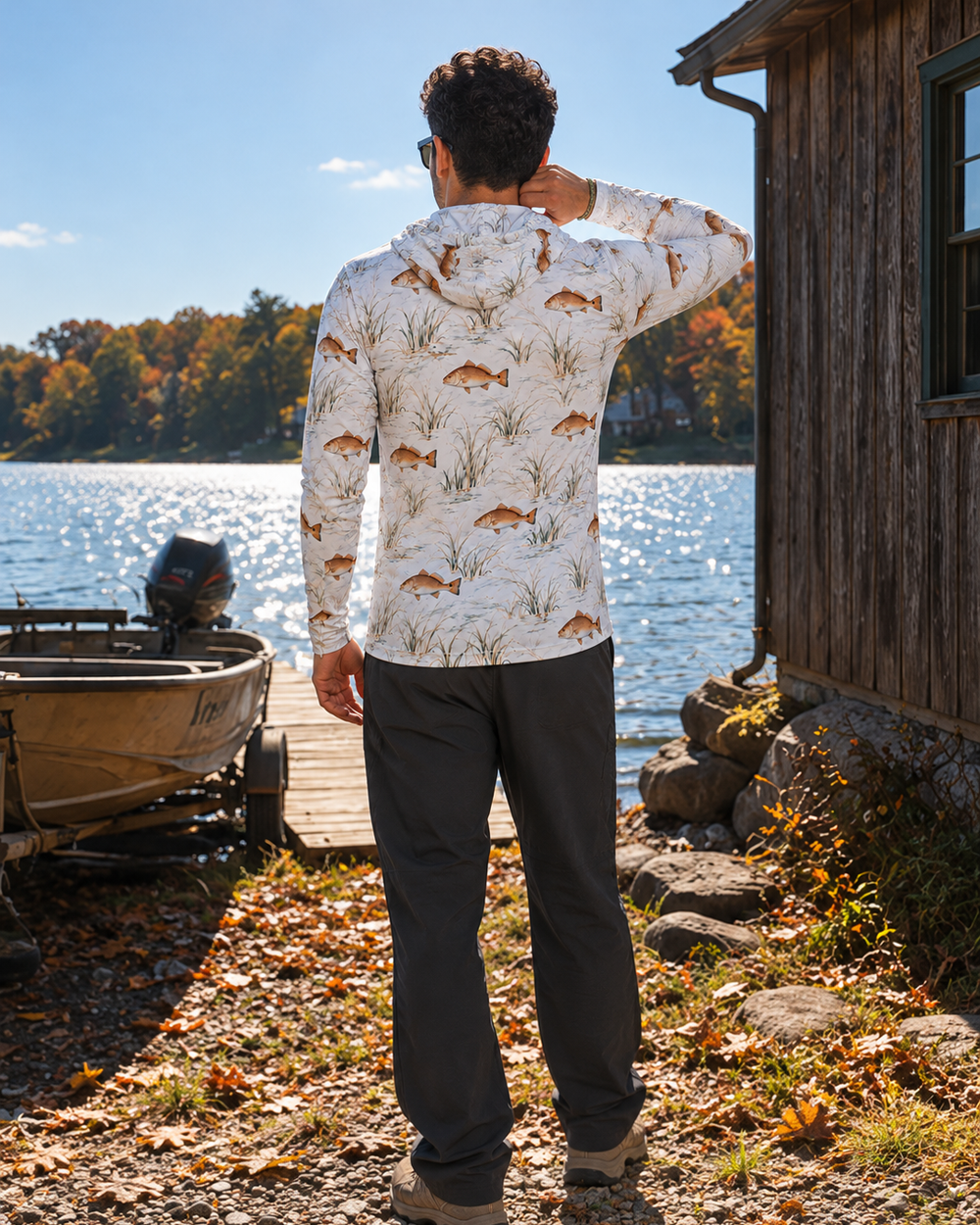 Redfish Marsh gaiter hoodie