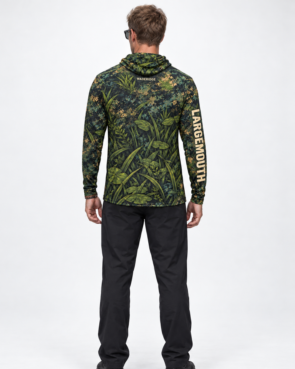 Spot Burn Largemouth Camo gaiter hoodie