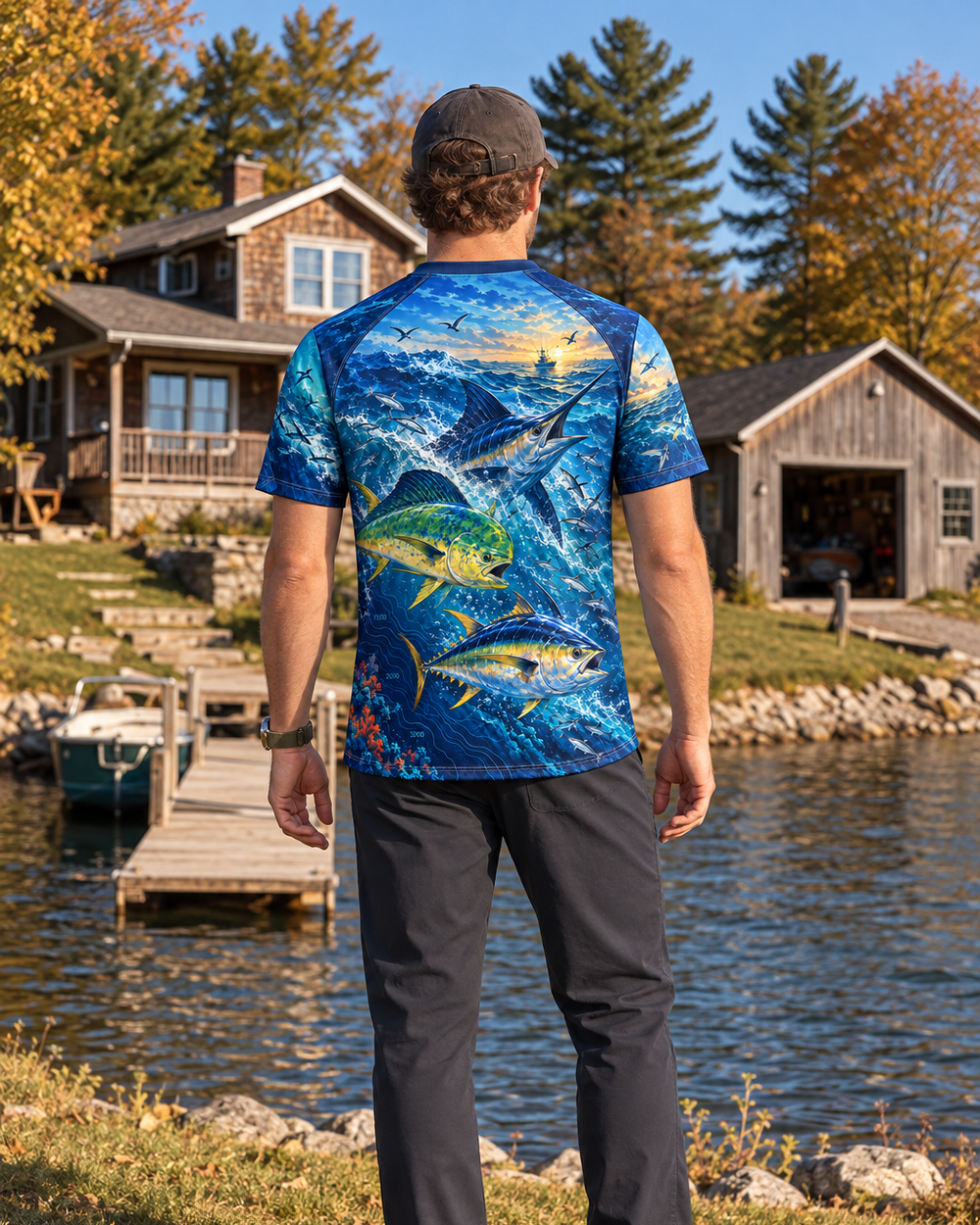 Bluewater Offshore performance tee