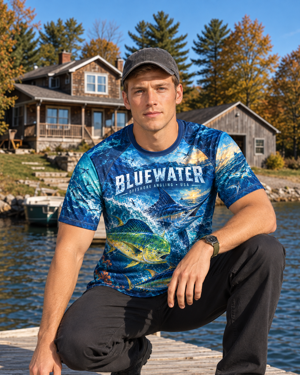 Bluewater Offshore performance tee
