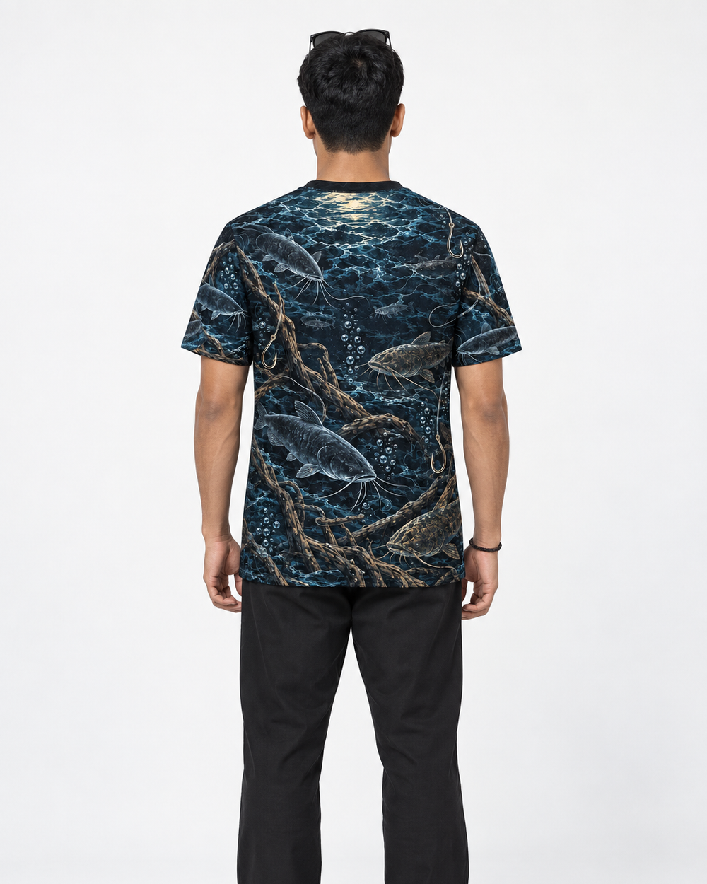 Midnight River Monsters performance tee