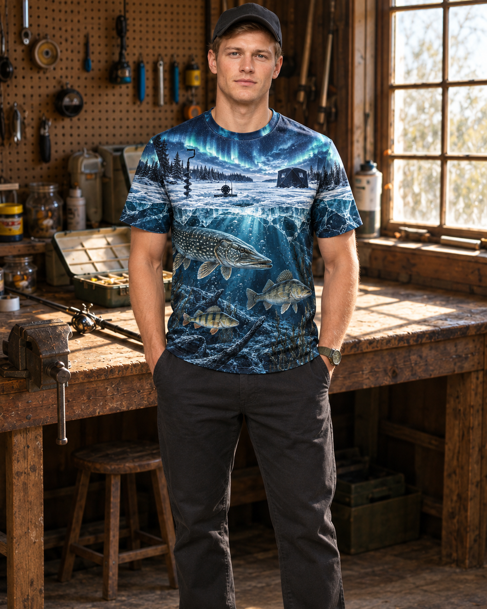 Ice Aurora performance tee