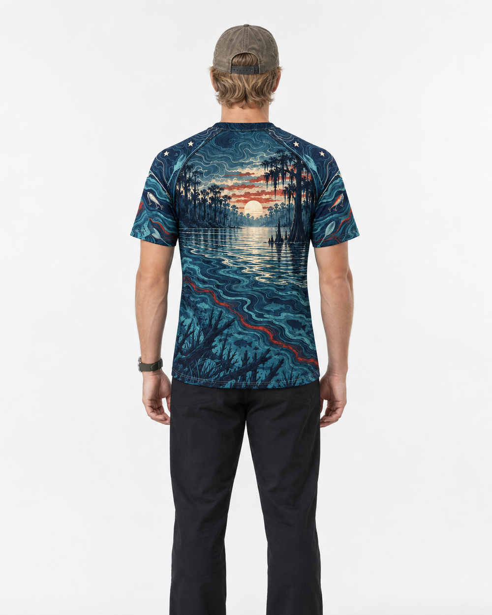 Kayak Bayou performance tee