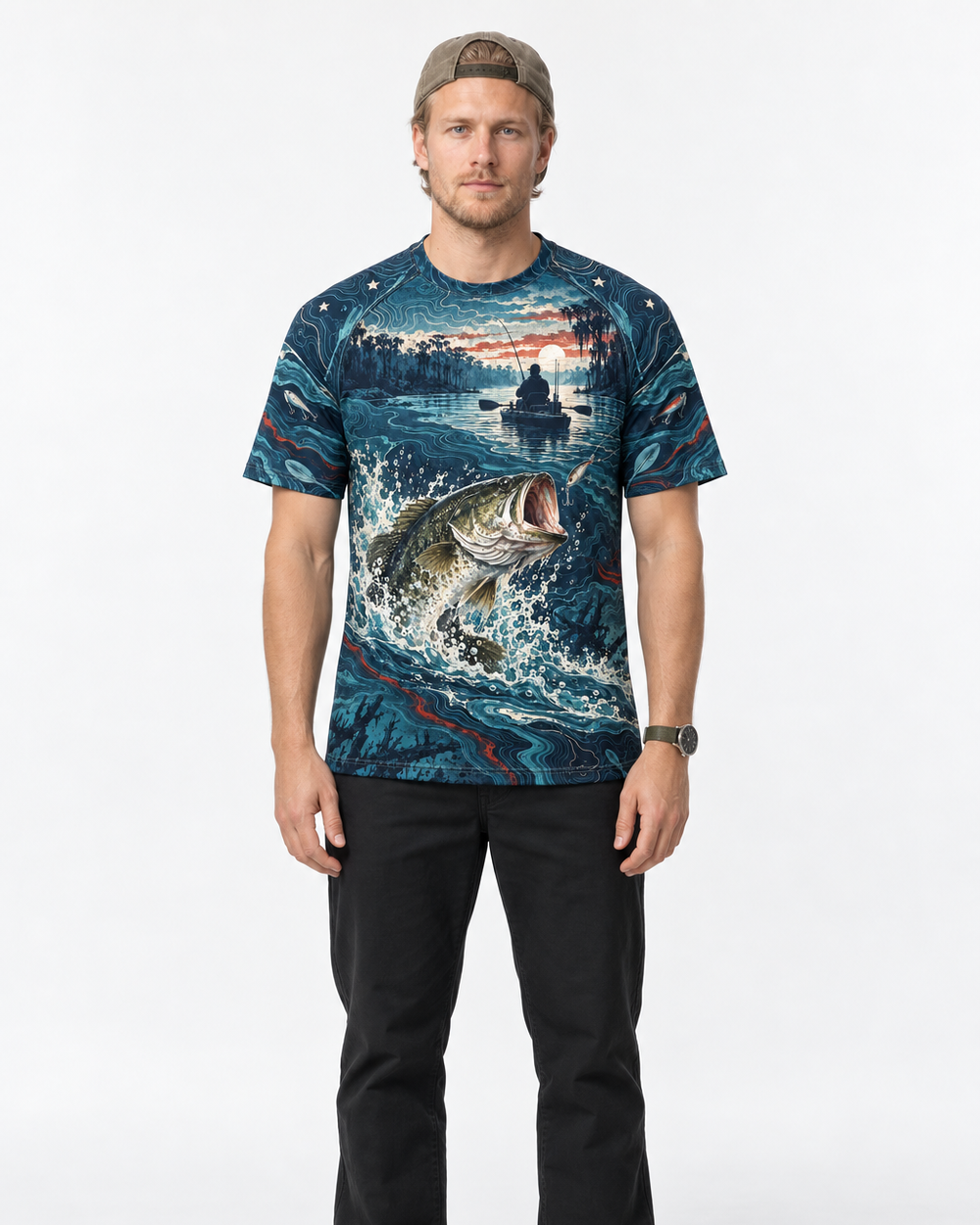 Kayak Bayou performance tee
