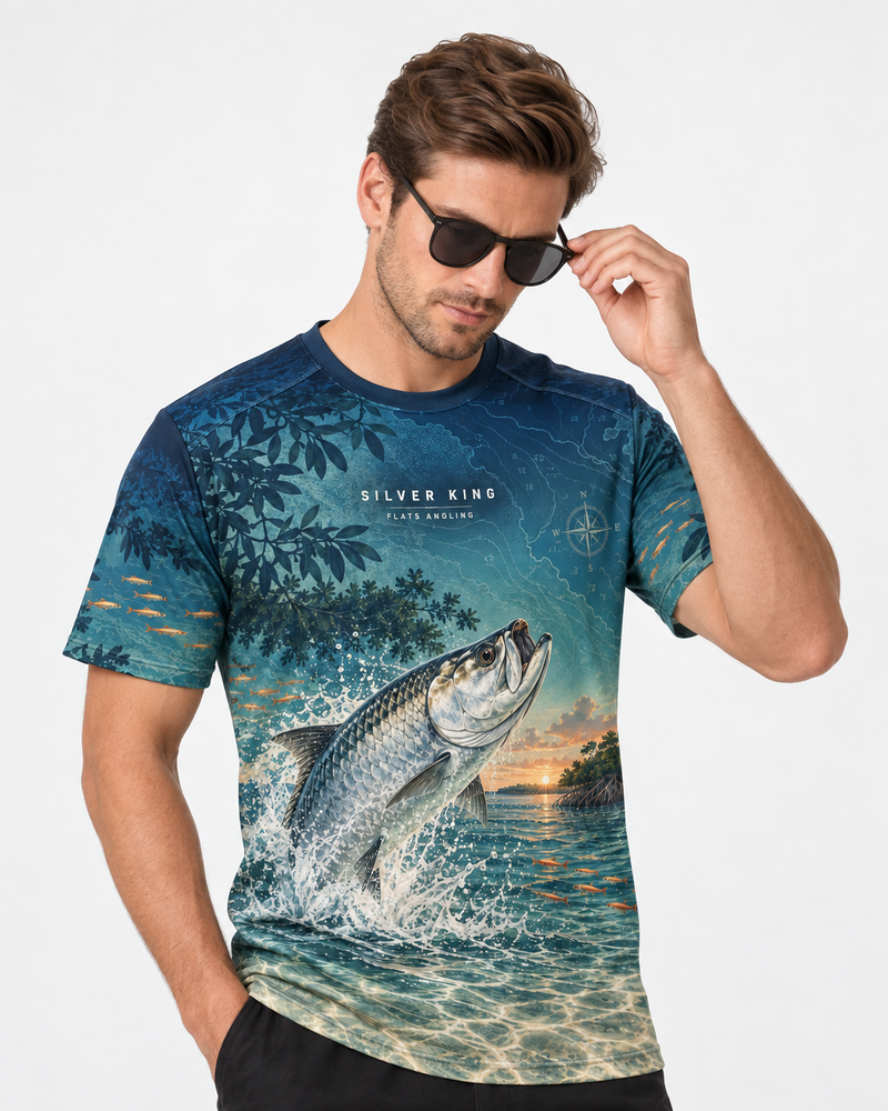 Silver King Flats performance tee