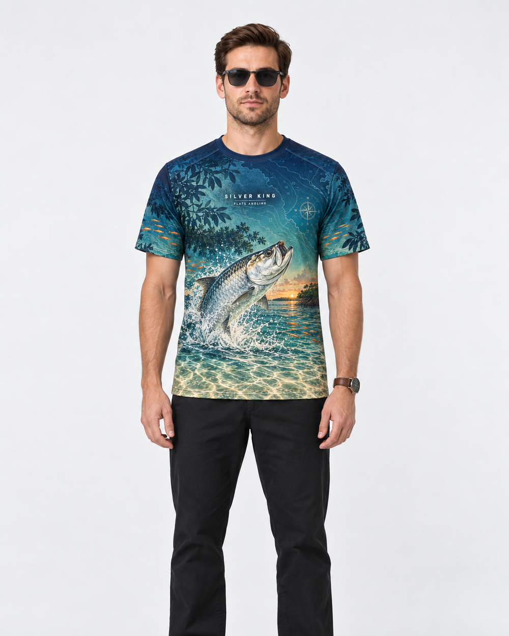 Silver King Flats performance tee