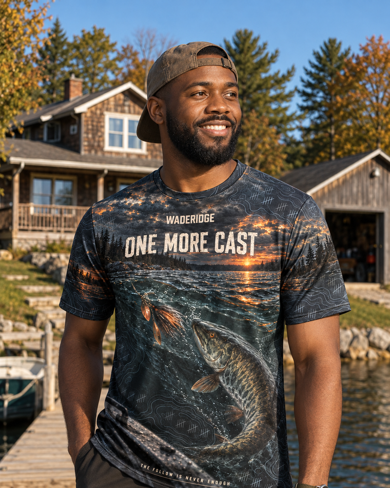 Muskie Follow performance tee
