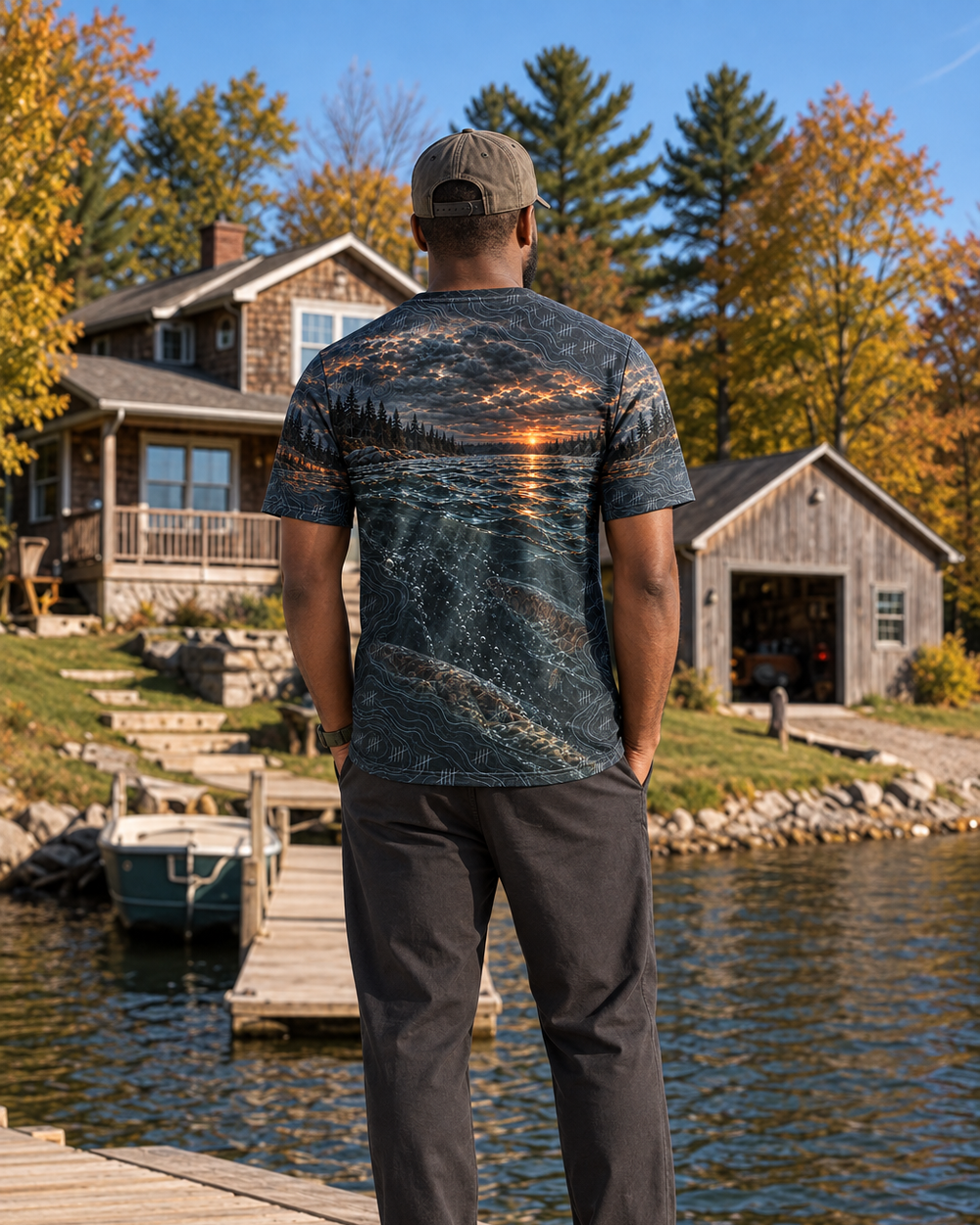 Muskie Follow performance tee