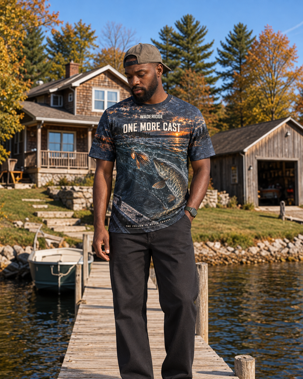 Muskie Follow performance tee