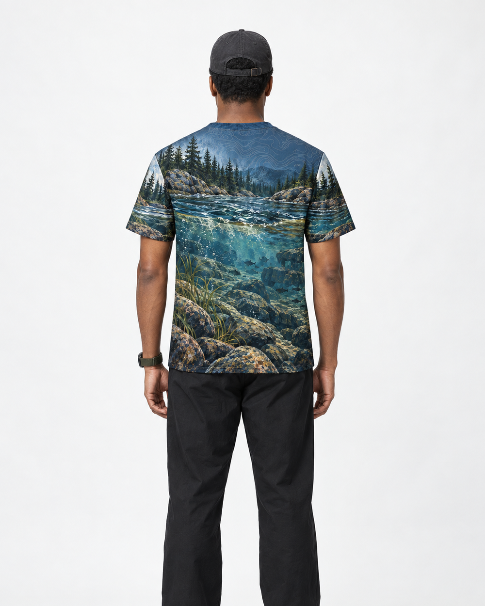 Smallmouth River performance tee