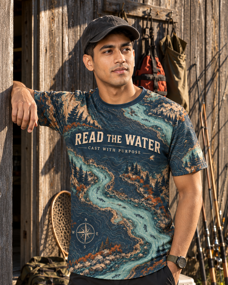 Read the Water performance tee