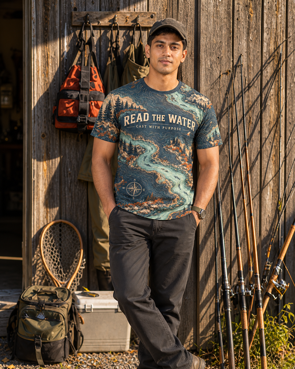 Read the Water performance tee