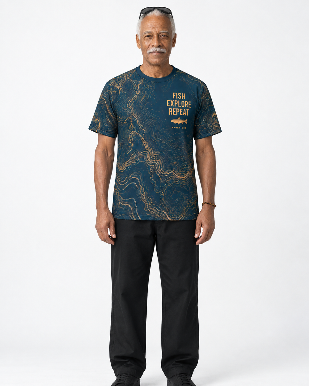 Fish Explore Repeat performance tee