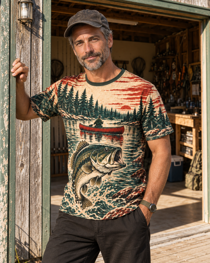Red Canoe performance tee