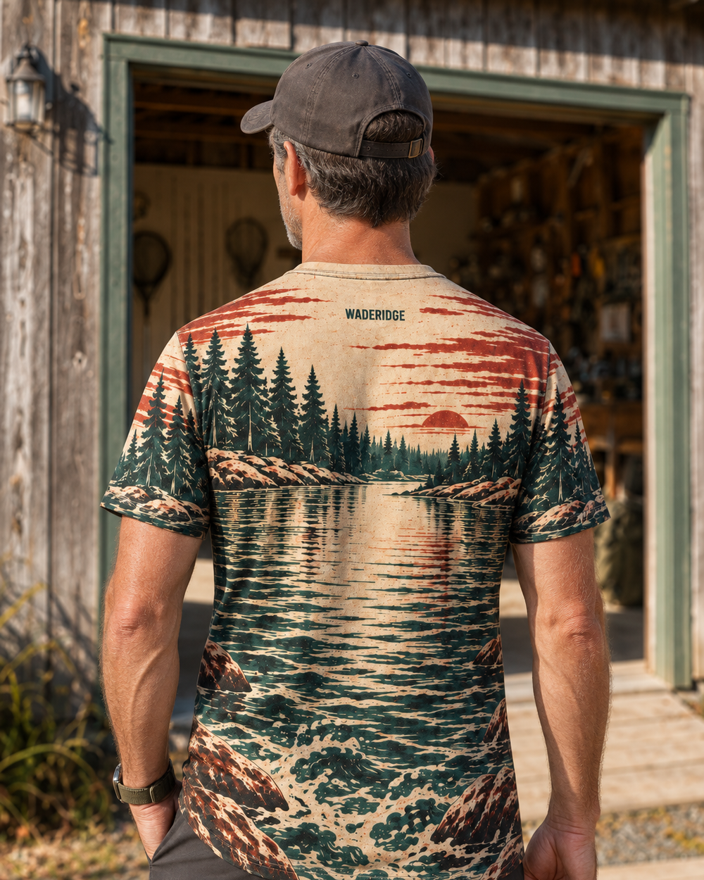 Red Canoe performance tee