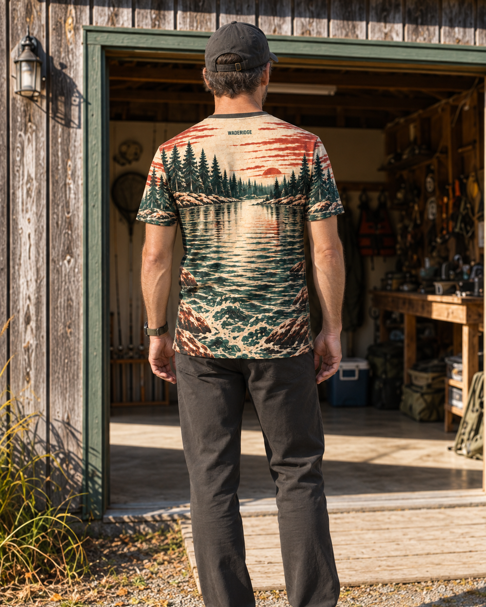 Red Canoe performance tee