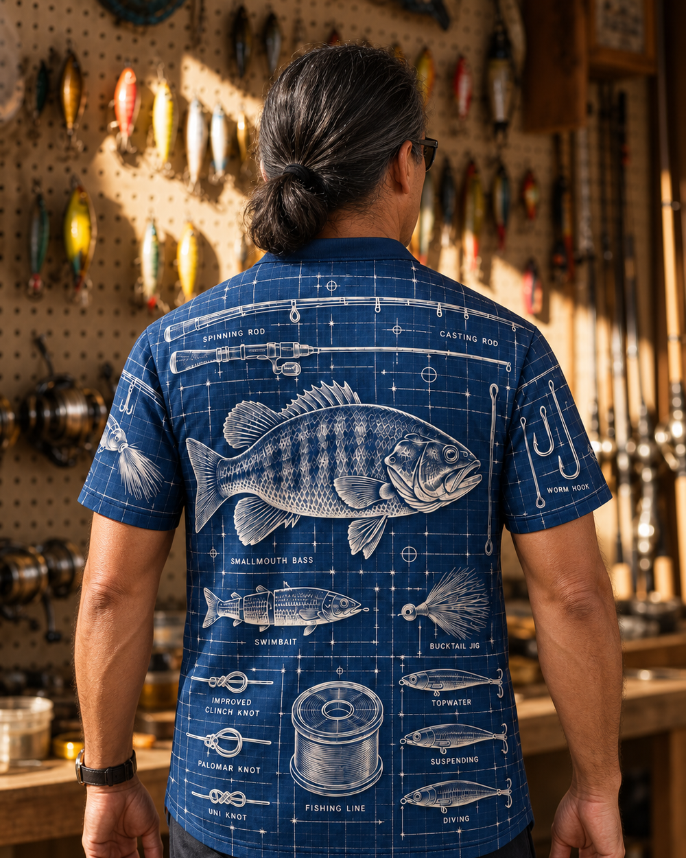 Tackle Blueprint performance tee