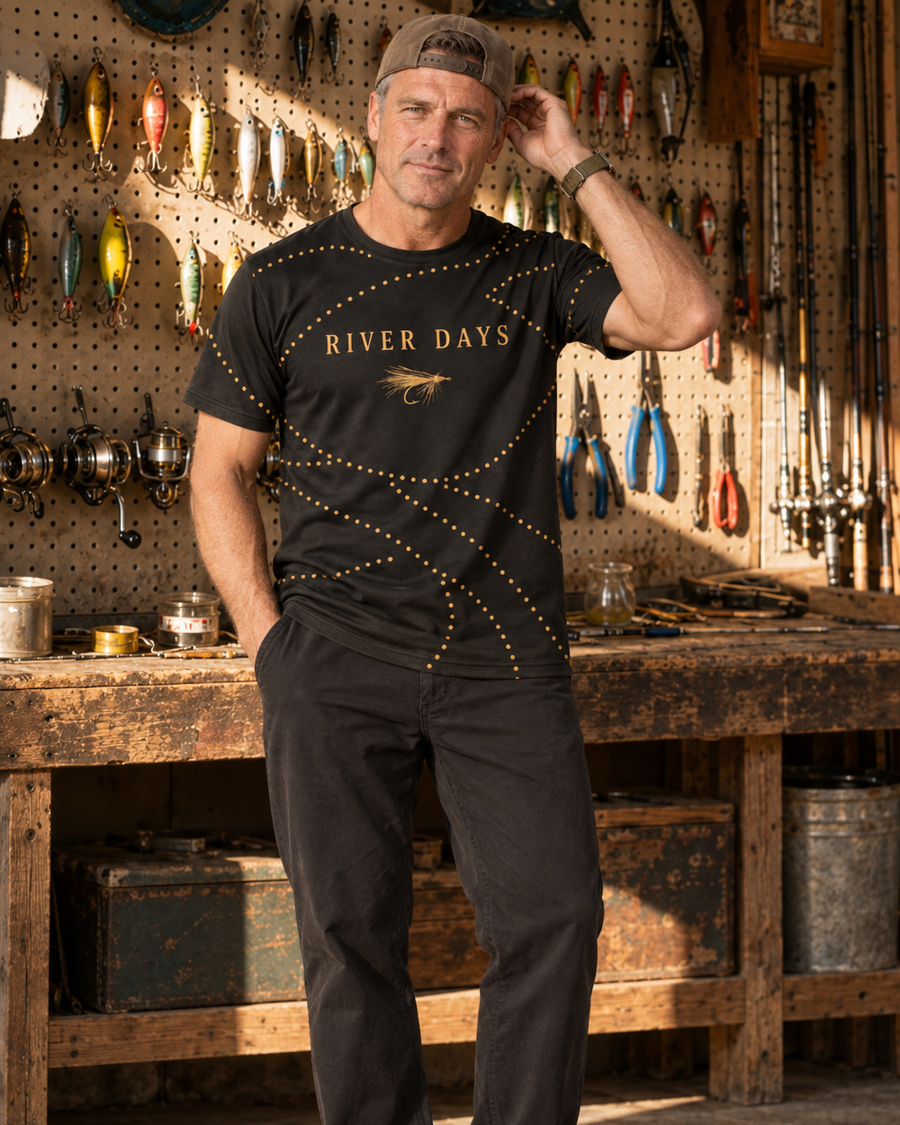 River Days performance tee