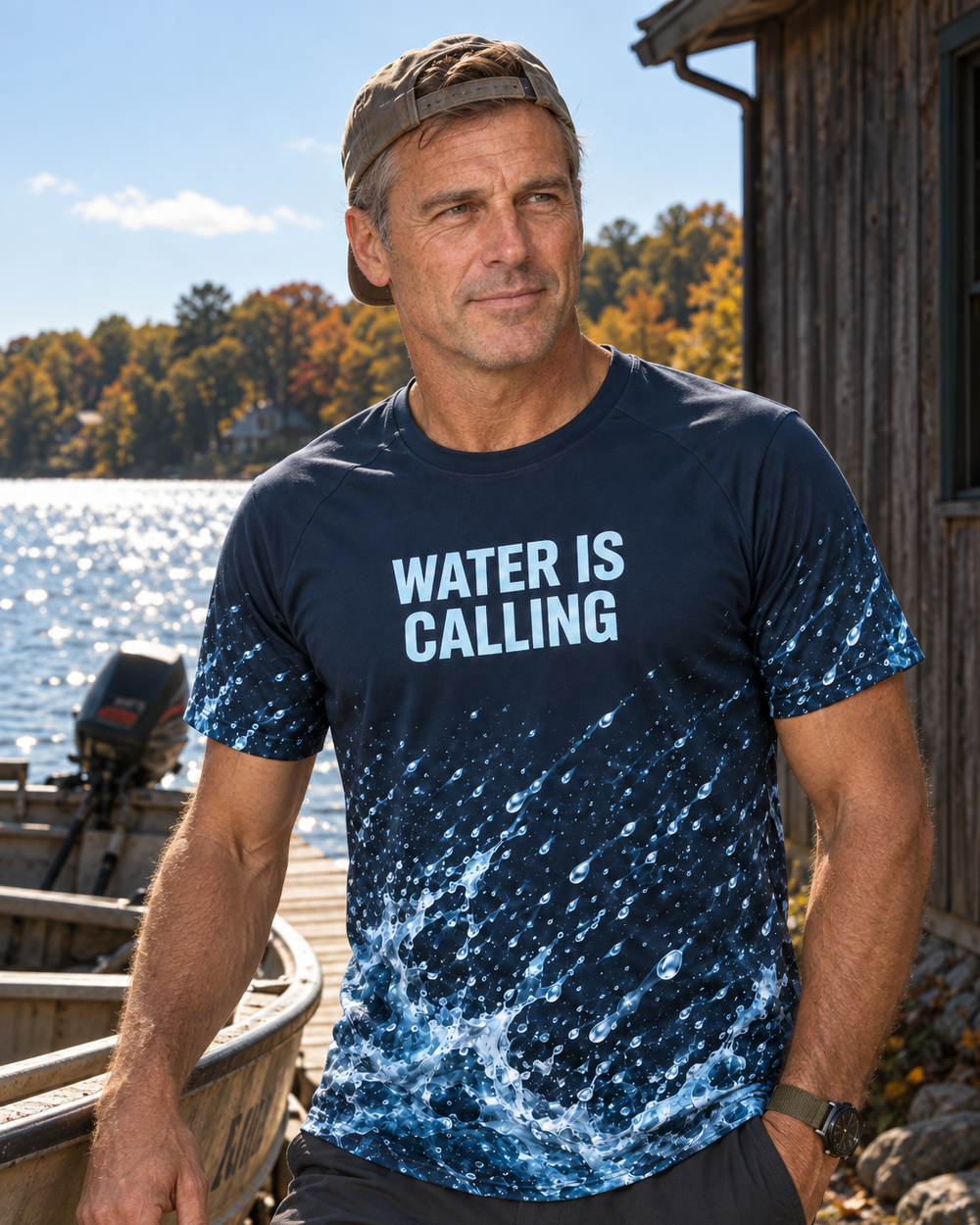 Water Is Calling performance tee