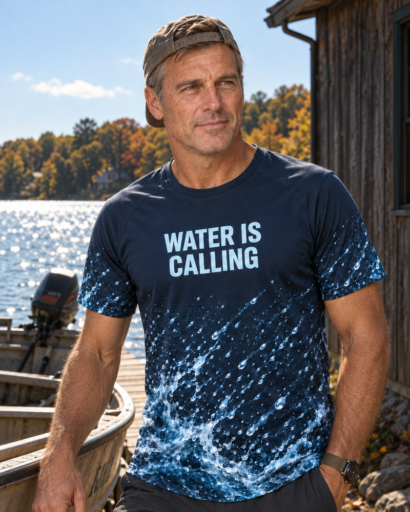 Water Is Calling performance tee