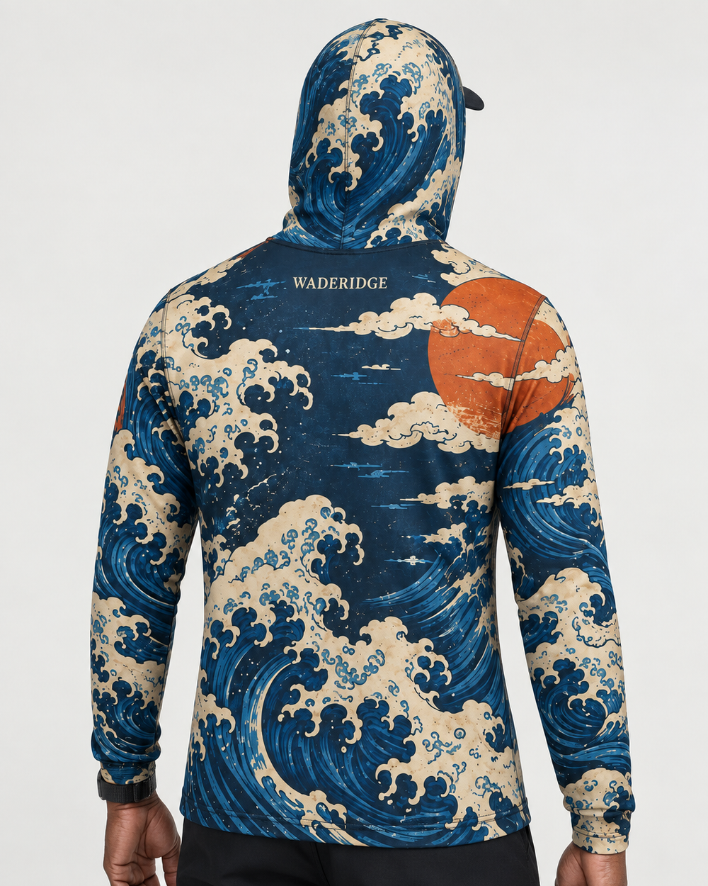 Great Wave gaiter hoodie