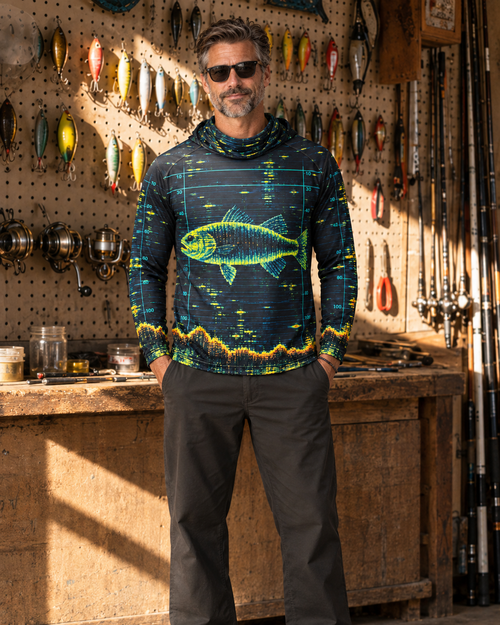 Echo gaiter hoodie