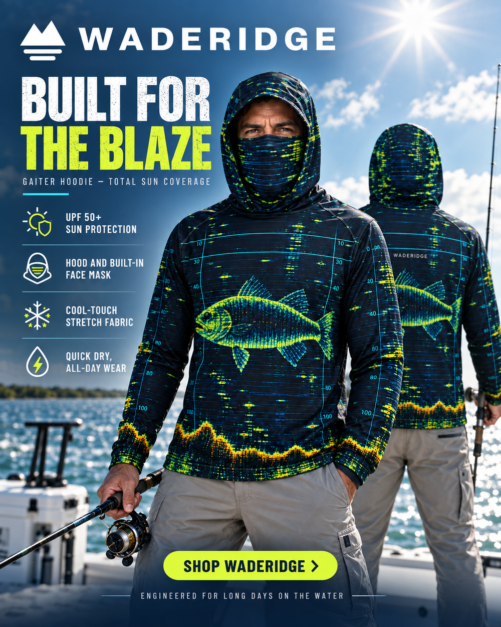 Echo gaiter hoodie