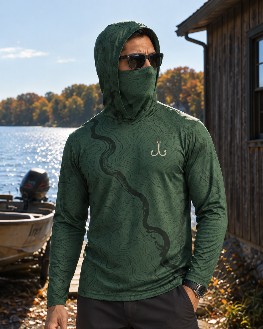 Headwaters gaiter hoodie