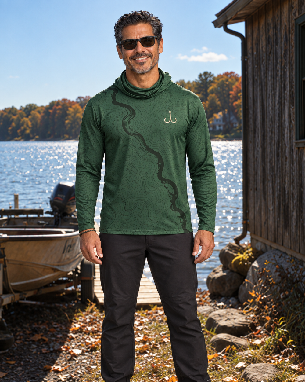 Headwaters gaiter hoodie