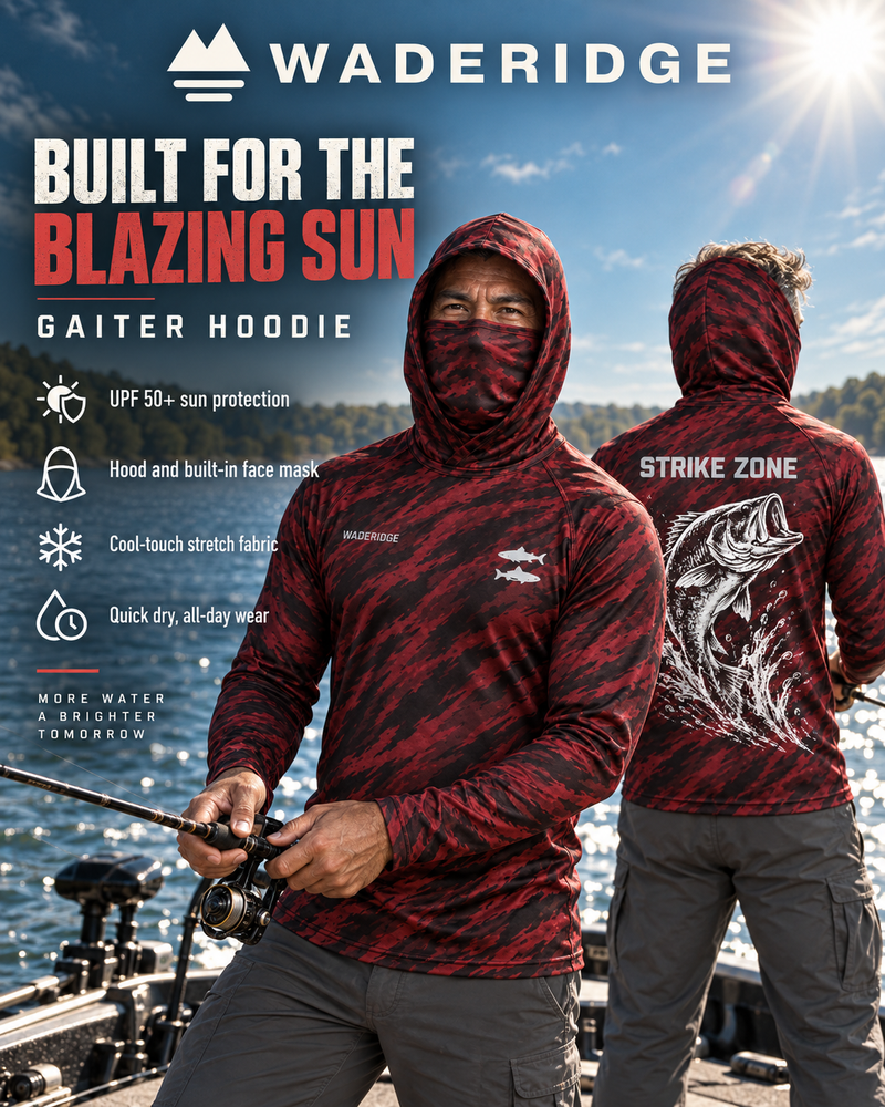 Strike Zone gaiter hoodie