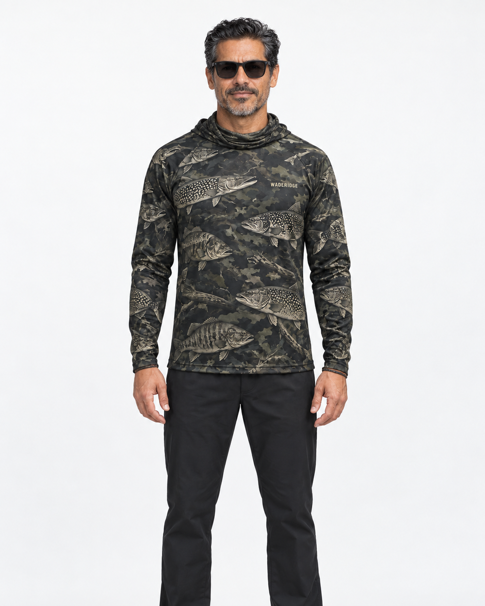 River Crew gaiter hoodie