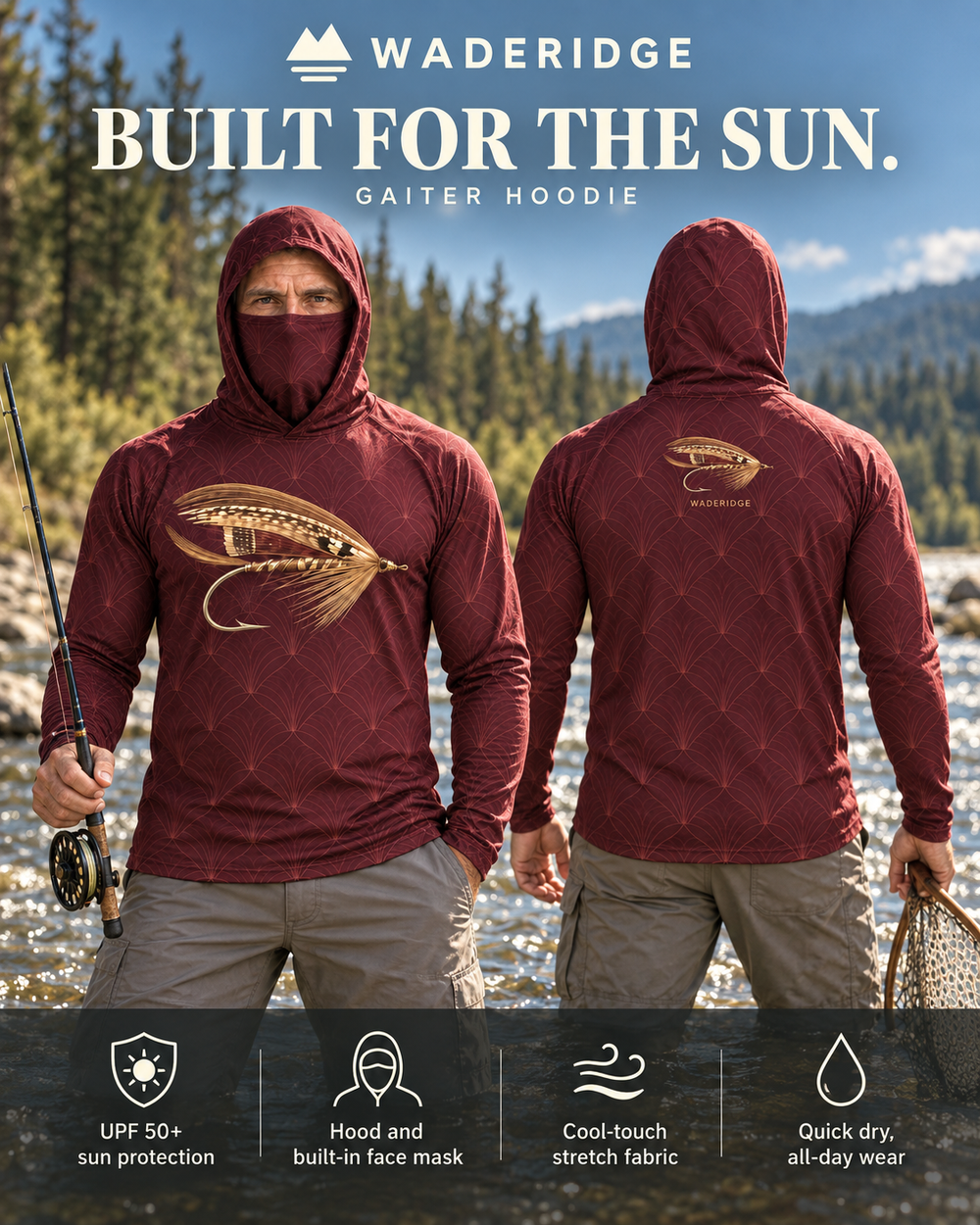 Deco Fly gaiter hoodie