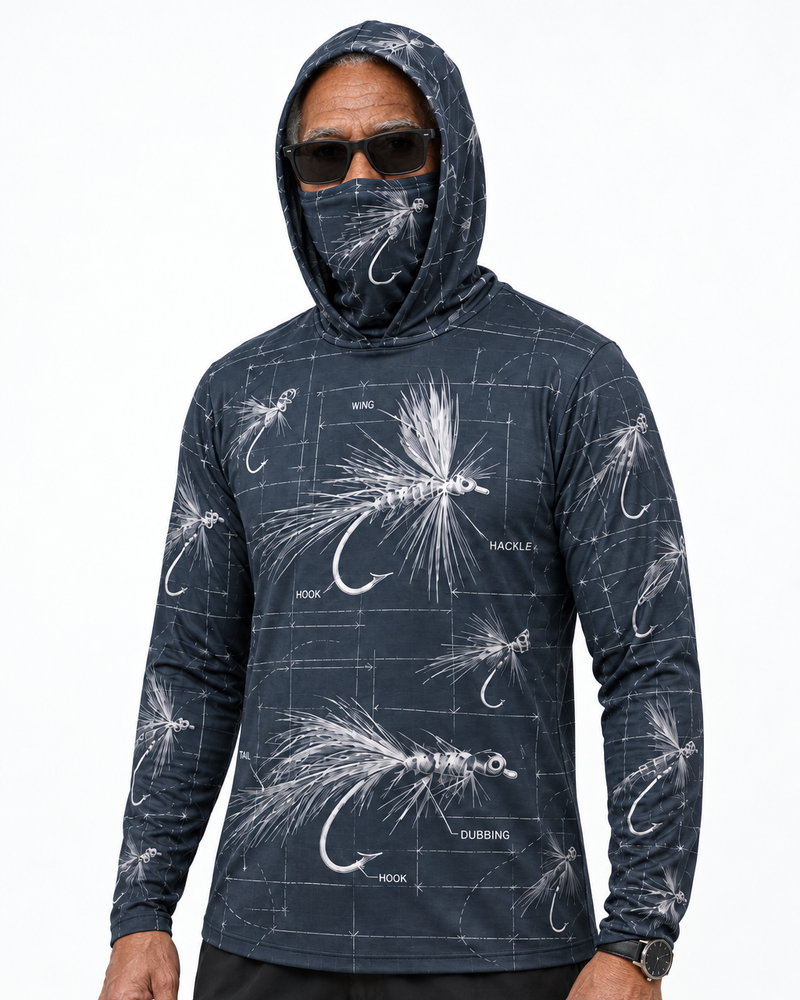 Fly Lab gaiter hoodie