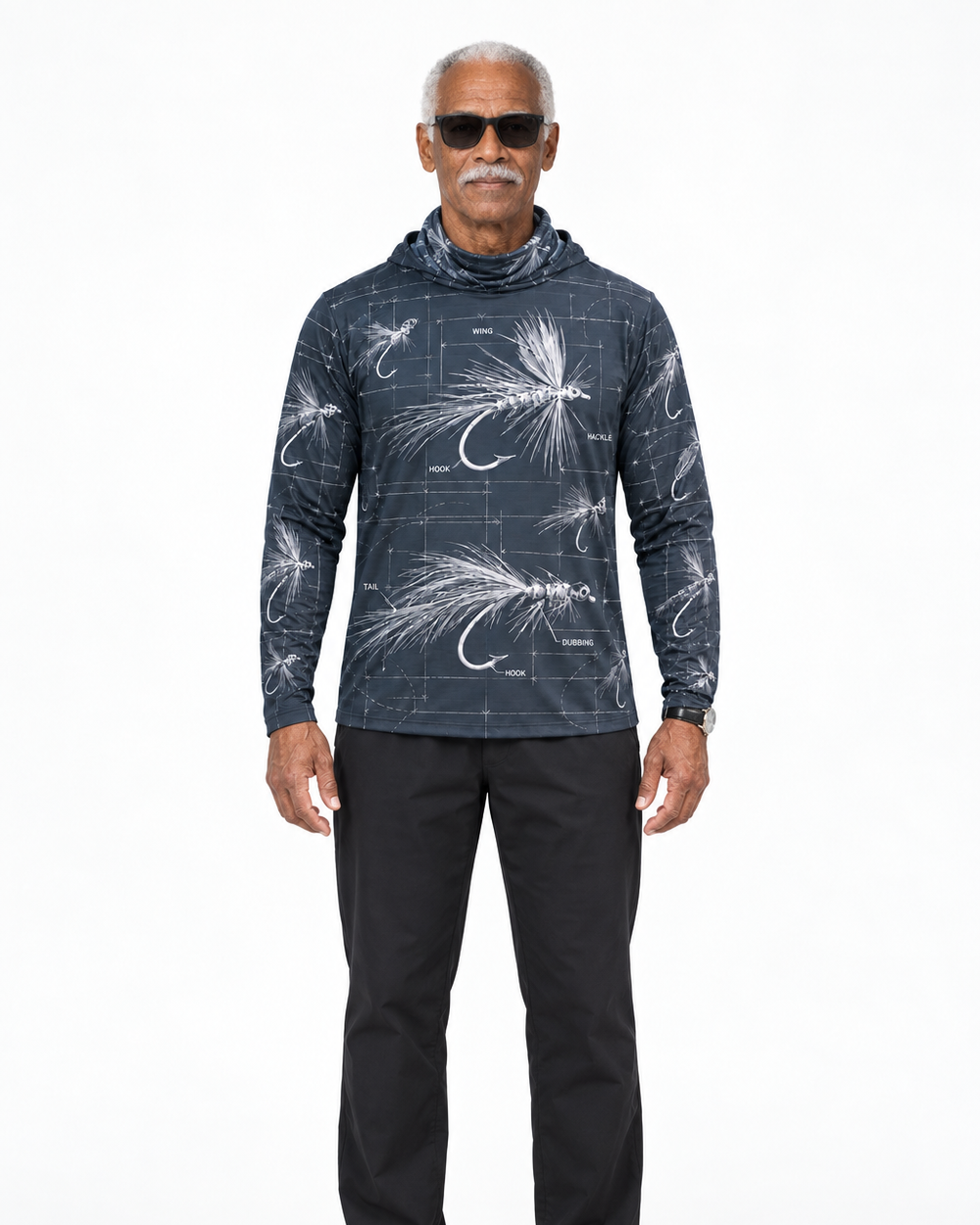Fly Lab gaiter hoodie