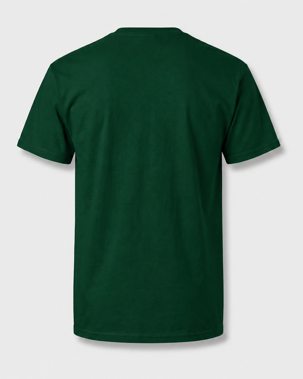 A Football Not A Chunk Two Tone tee — forest, back