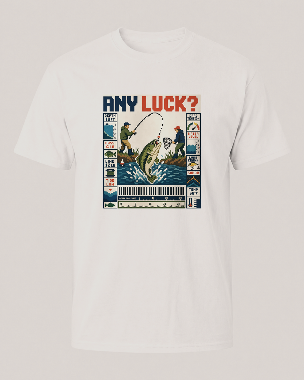 Any Luck? tee — front