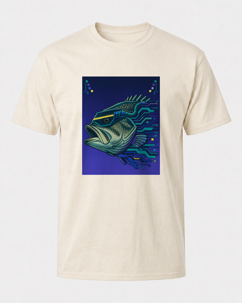 Cyberpunk · Art Only tee — bone, front