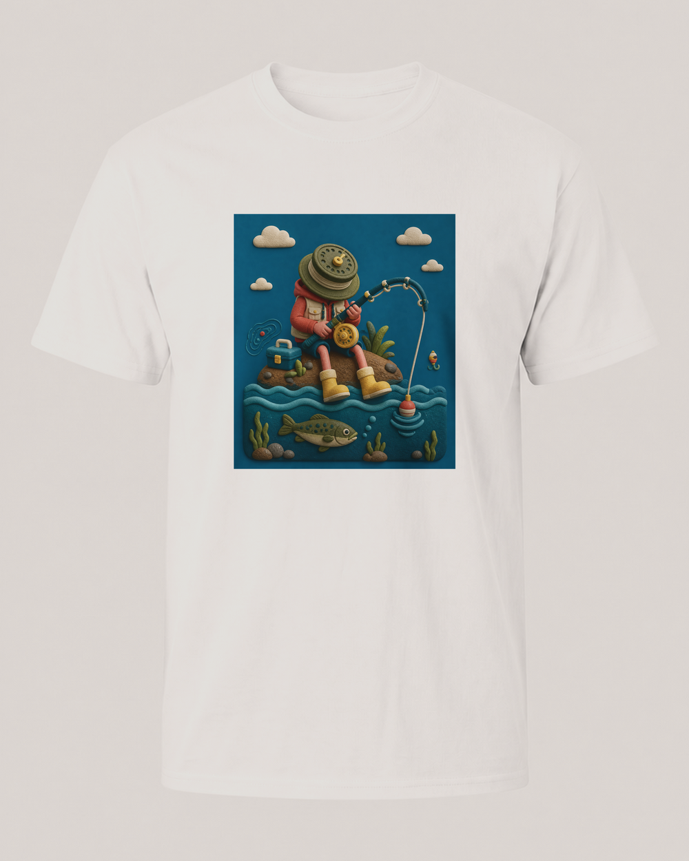 Clay style · Art Only tee — front