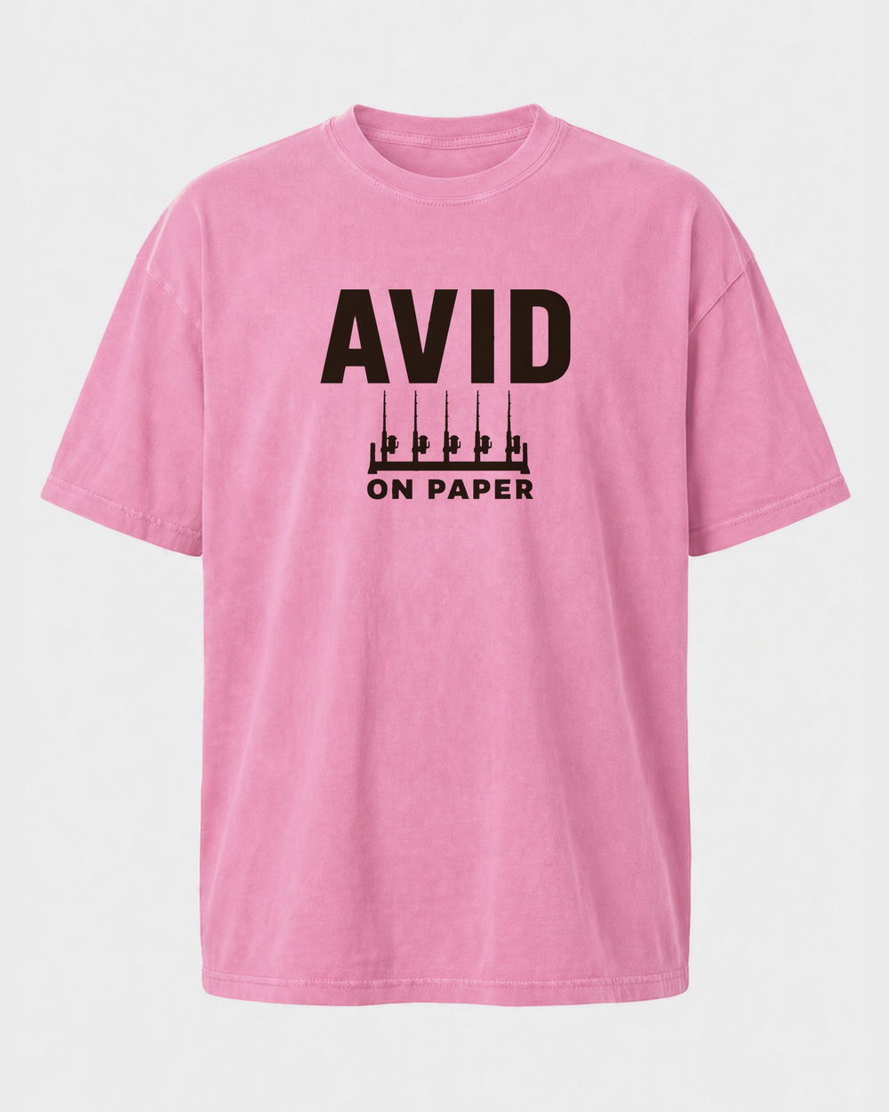 Avid On Paper Bold washed tee — front