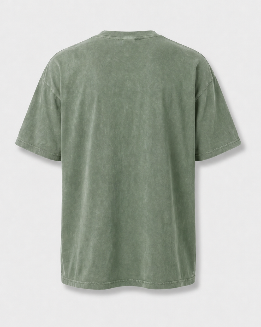 Bulls Go Back Heritage washed tee — washed sage, back
