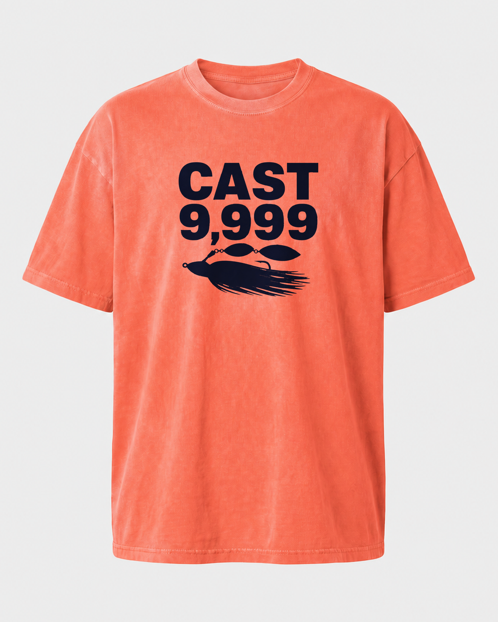 Cast 9,999 Bold washed tee — front