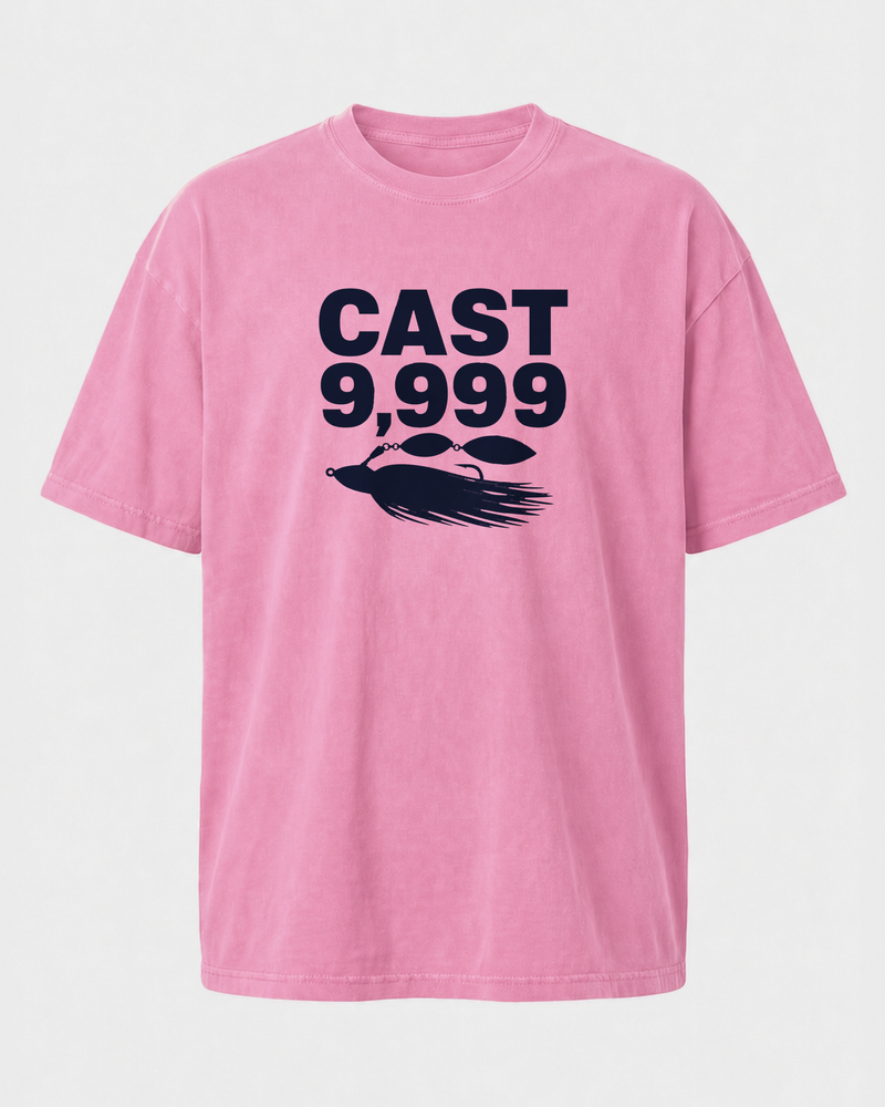 Cast 9,999 Bold washed tee — front