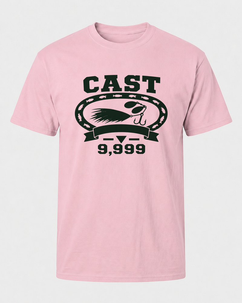 Cast 9,999 Heritage tee — front