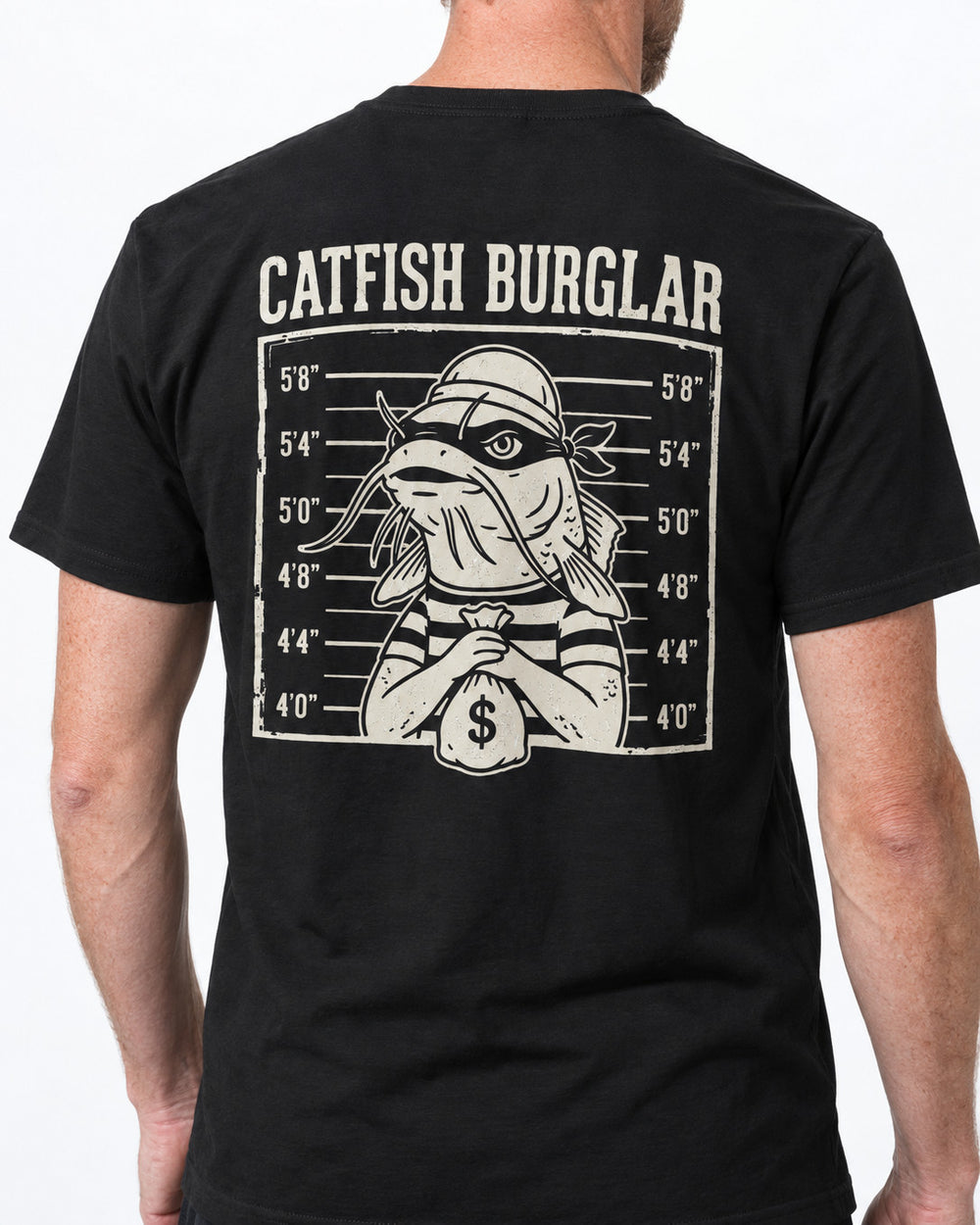 tee model black angle