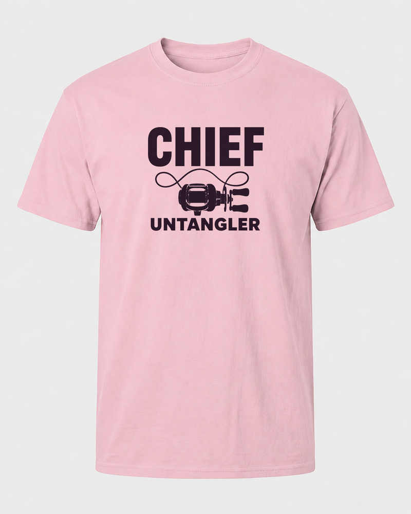 Chief Untangler Bold tee — front